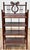 Victorian Antique Mahogany Lyre Motif Bookshelf Etagere For Sale - Image 3 of 11