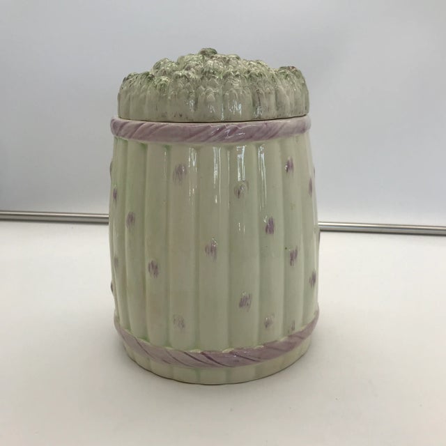 1960s 1960s Italian Ceramic Asparagus Container For Sale - Image 5 of 10