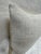 Contemporary Turkish Hemp Pillow Cushion Natural Cream Gray Pillow Cushion Cover 16" x 24" For Sale - Image 3 of 4