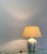 Metal Table Lamp in Brushed Aluminum & Italian Fabric, 1970s For Sale - Image 7 of 12