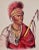 Portraiture Not-Chi-Mi-Ne, an Ioway Chief: Original Hand-Colored McKenney & Hall Lithograph, 1848 For Sale - Image 3 of 6