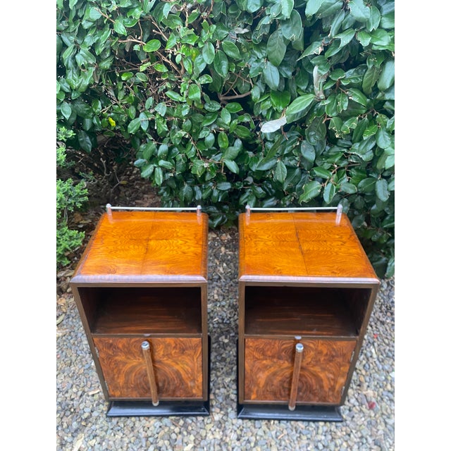 Art Deco Bedside Cabinets, 1930s, Set of 2 For Sale - Image 6 of 18