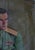 Realism 1970s Soldier Portrait Painting, Soviet Socialist Realism Art, Ukrainian Artist 85-59 For Sale - Image 3 of 6