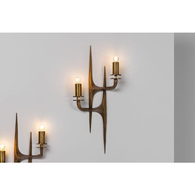Sconces by Angelo Brotto for Esperia, Italy, 1970s, Set of 2 For Sale - Image 3 of 17