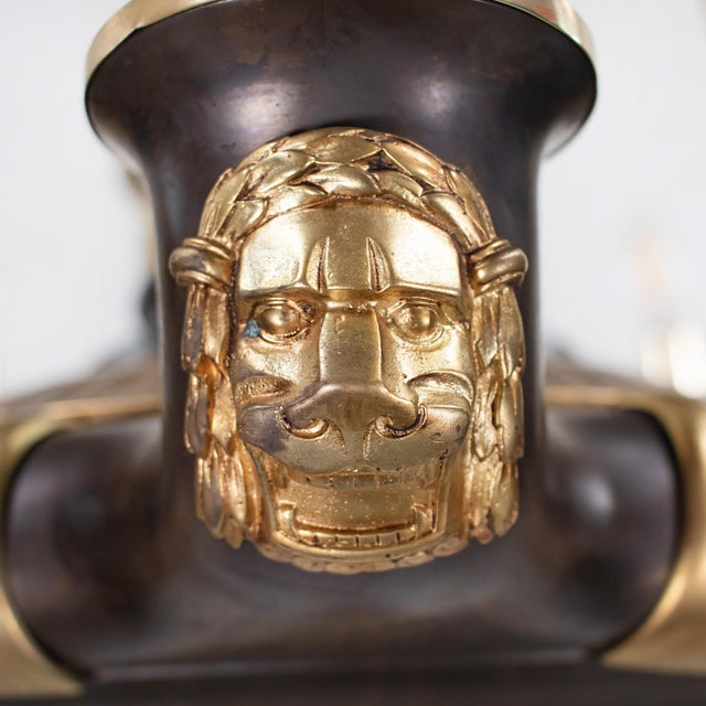 Early 20th C. French Louis-Philippe Revival Gilt and Patinated Bronze Chandelier For Sale - Image 14 of 18