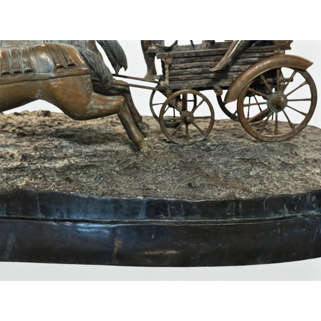 Traditional Early 20th Century Traditional Large Kaza Bronze Style After Abraham CF Woerffelz For Sale - Image 3 of 9