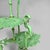 Metal Italian Art Deco Plant Stands in Green Cast Iron, 1930s, Set of 2 For Sale - Image 7 of 18