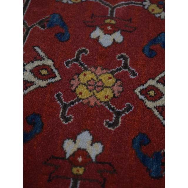 Red Karastan Colonial Williamsburg Approx. 6x9 Rug For Sale - Image 8 of 17