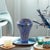 Zynsky Art Glass in Deep Azure Blue- Tall For Sale In Chicago - Image 6 of 9
