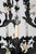 1950s Hollywood Regency Style Italian Black Metal Floral Chandeliers - a Pair For Sale - Image 13 of 18
