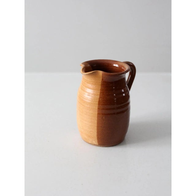 Vintage Studio Pottery Pitcher For Sale - Image 10 of 13
