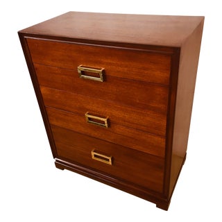 1960s Mid Century Modern Mahogany Chest of Drawers For Sale