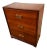 1960s Mid Century Modern Mahogany Chest of Drawers For Sale