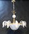 1960s Milky White Murano Chandelier For Sale - Image 4 of 10