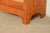 Antique Victorian Carved Oak Two-Door Bookcase Cabinet | Circa 1920s For Sale - Image 9 of 13