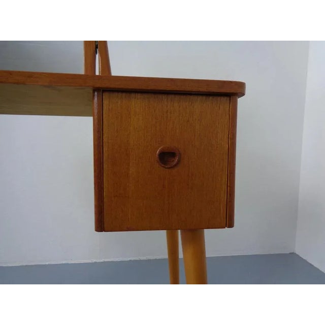 Danish Teak Dressing Table with Mirror, 1960s For Sale - Image 13 of 18
