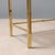 Metal Vintage Coffee Tables in Brass and Smoked Glass, Italy, 1960s, Set of 2 For Sale - Image 7 of 10