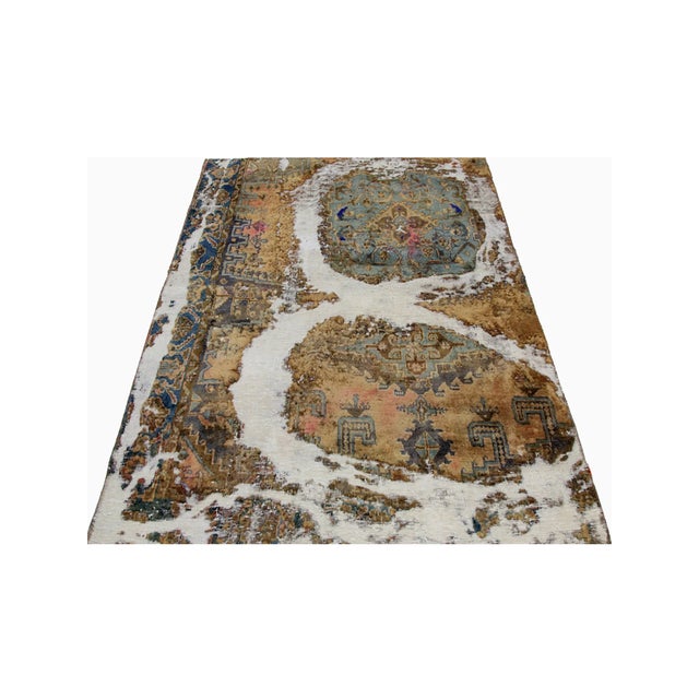 Exact Size: 4.10x6.3 Color: Green Age: New Materials: Wool Construction: Hand Knotted Origin: Iran