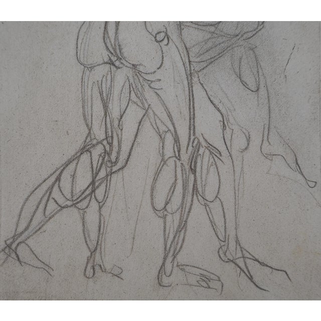 After Auguste Rodin, Study of Wrestling, Engraving For Sale - Image 3 of 6