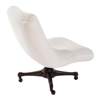 Vladimir Kagan Desk Chair in Shearling for Kagan-Dreyfuss, Circa 1950s For Sale