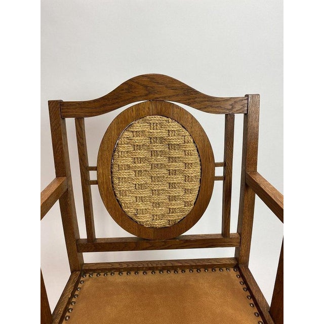 Set of Armchairs by Hans Vollmer for Prag-Rudniker Korbwaren Vienna, 1890s For Sale - Image 3 of 6