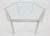1970s 1970s Hexagonal Chrome and Glass Coffee Table For Sale - Image 5 of 11
