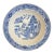 Vintage 1940s Blue Willow Ironstone Cereal Bowl by Josiah Wedgwood For Sale