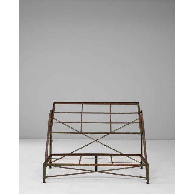 19th Century French Iron & Wood Display Table For Sale - Image 17 of 18