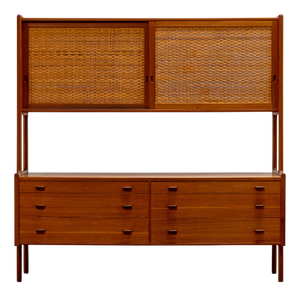 Ry 20 Highboard in Teak by Hans J. Wegner for Ry Møbler, Denmark, 1960s