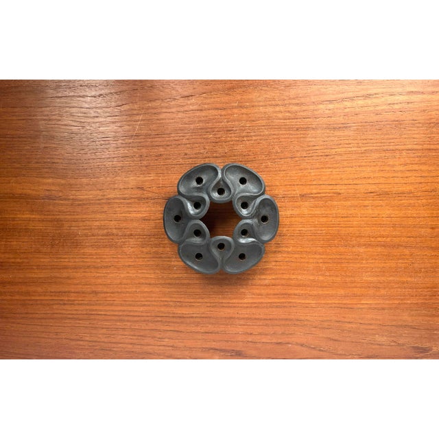 Mid-Century Modern Danish Brutalist Cast Iron Candleholder by Jens Harald Quistgaard, 1960s For Sale - Image 14 of 18