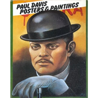 1977 Paul Davis 'Paul Davis Posters & Paintings' Black, Orange Book For Sale
