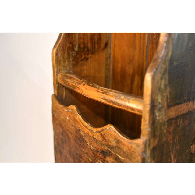 Early 20th Century Antique Utensil Towel Holder For Sale - Image 9 of 14