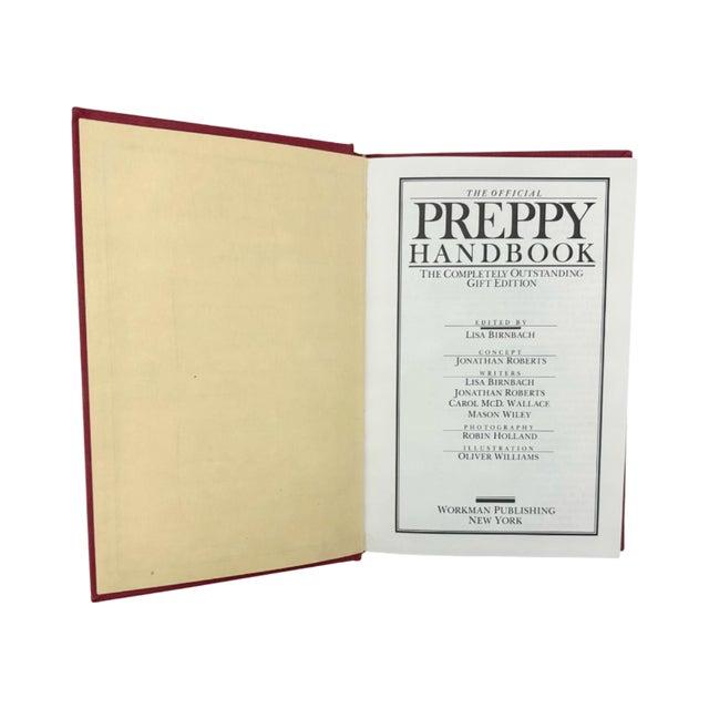 The Official Preppy Handbook by Lisa Birnbach 1980 Gift Edition With Case For Sale - Image 4 of 13