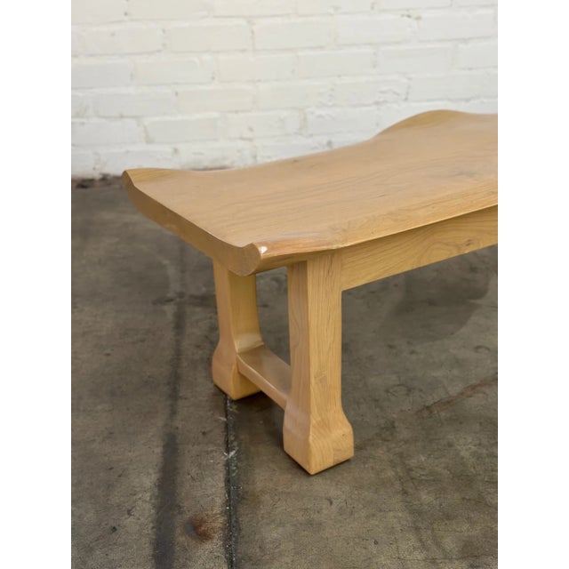 Sculptural Wavy Bench Handcrafted For Sale In Los Angeles - Image 6 of 14