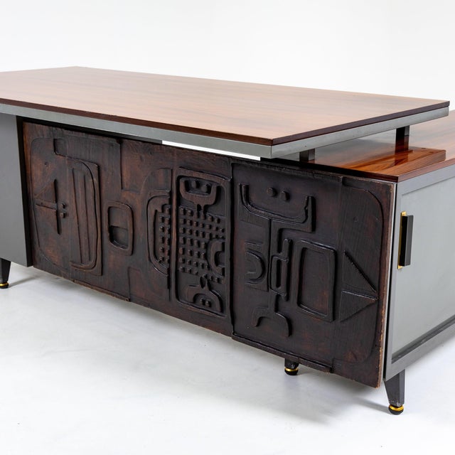 Nerone e Patuzzi Desk, Gruppo NP2, Italy Mid-20th century. For Sale - Image 13 of 14