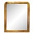 Large 19th C. French Louis Philippe Giltwood Floral Mirror For Sale