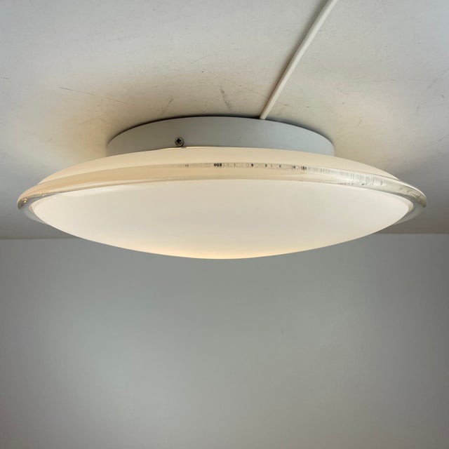 Metal Murano Ceiling Lamp by Murano Luce, Italy, 1990s For Sale - Image 7 of 13