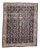 Antique Lattice Design Bordered Rug, 9.11 x 12.6 For Sale