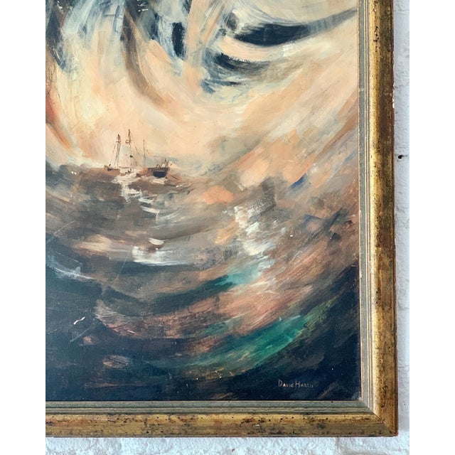 This incredible abstract stormy seas painting by American artist David Harris gives me hope. To me, it says to make sure...