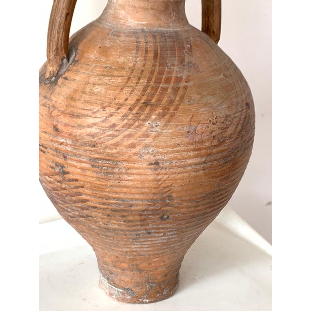 19h Century Picher "Cantaro" from Calanda, Spain, Terracotta Vase For Sale - Image 12 of 18