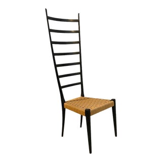 Otto Gerdau Woven Seat Ladder Back Chair For Sale