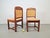 Set of Art Deco Dutch Haagse School Oak Rattan Chair, 1930s For Sale - Image 11 of 15