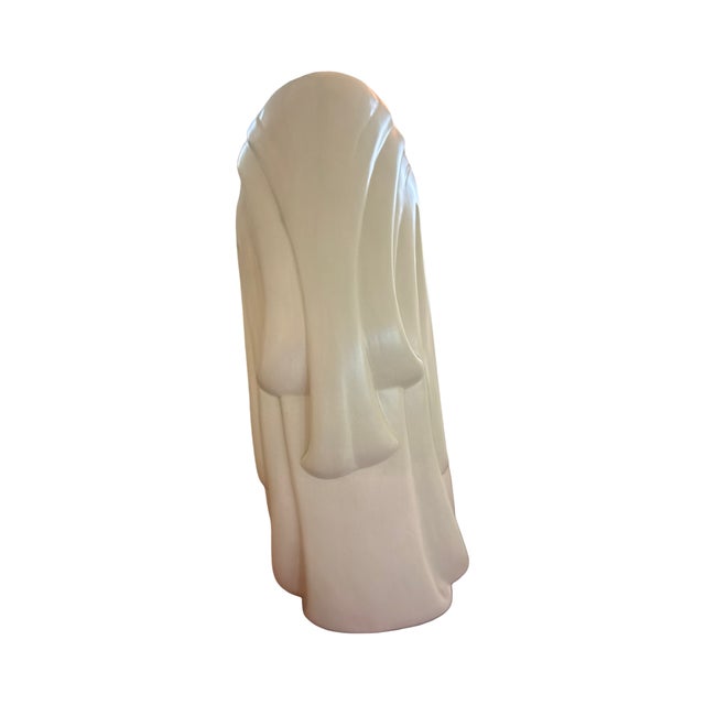 Elegant in both form and scale, this large figurative sculpture by Sittre Ceramic Products, Inc. embodies the clean lines...