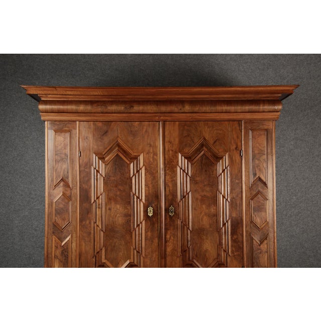 Late 17th Century Renaissance Walnut Cabinet, 1700s For Sale - Image 17 of 18