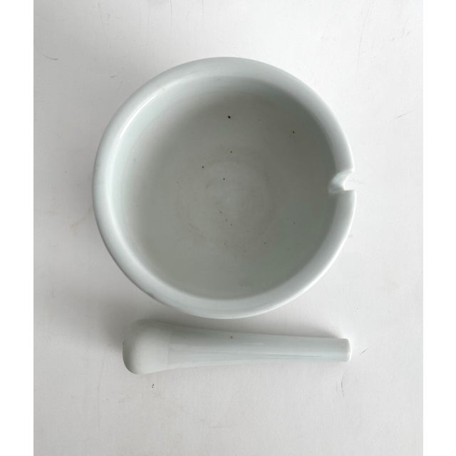 Vintage Ironstone Mortar & Pestle For Sale In Los Angeles - Image 6 of 7