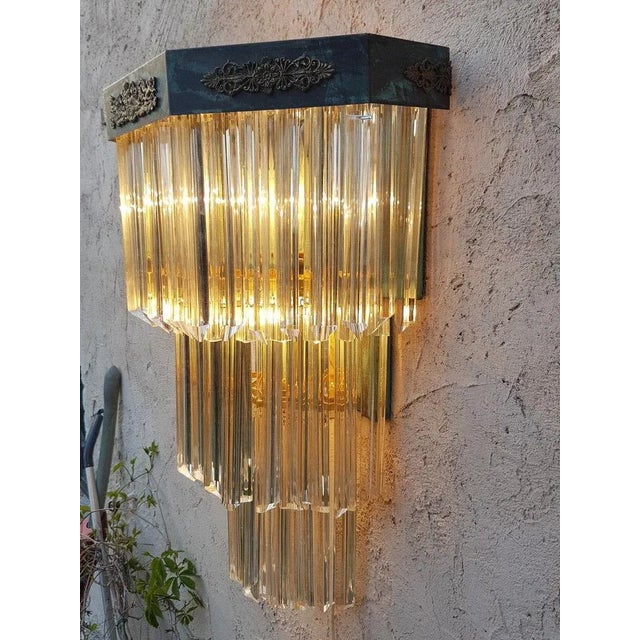 1960s Large Wall Light from Venini, 1960s For Sale - Image 5 of 13