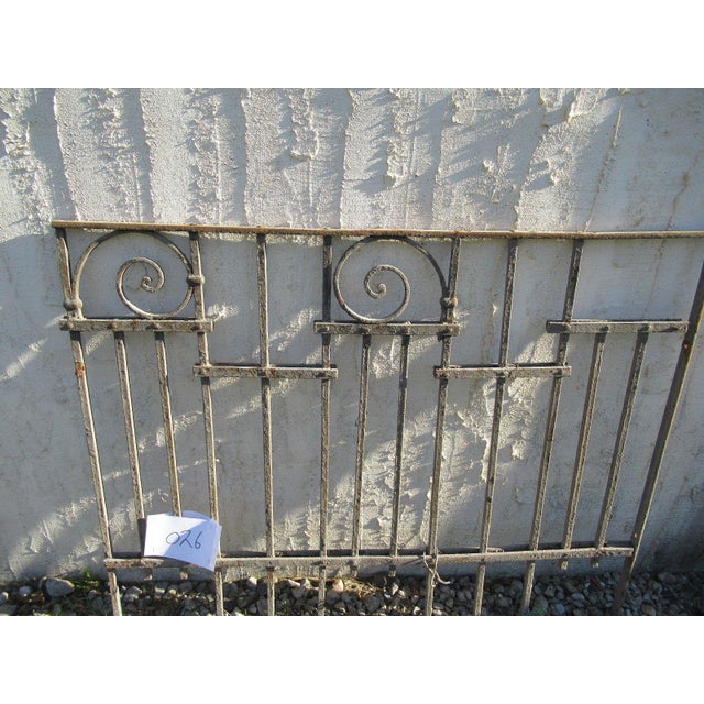 Victorian Antique Victorian Iron Gate For Sale - Image 3 of 6