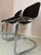 Cantilever Chair in Chrome with Brown Upholstery by Gastone Rinaldi For Sale - Image 3 of 11