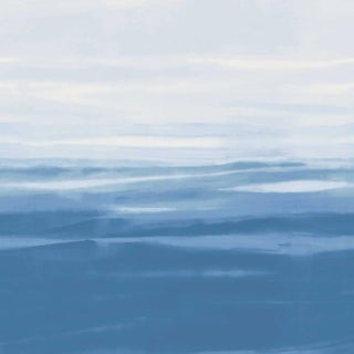 Harlequin Manzara Wallpaper in Wild Water/Exhale For Sale
