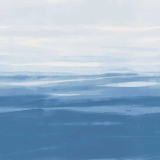 Harlequin Manzara Wallpaper in Wild Water/Exhale For Sale